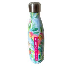 Lilly Pulitzer x Starbucks Swell Water Bottle Floral Pink Blue